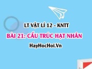 Lý thuyết Vật lí 12 Kết nối tri thức bài 21: Cấu trúc...